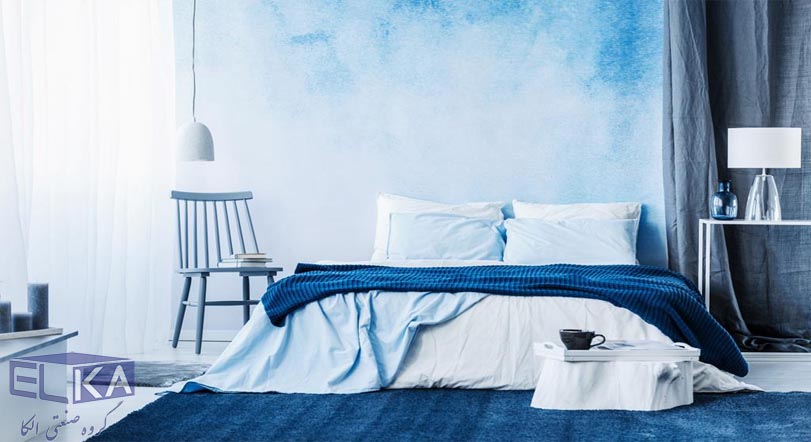 رنگ آبی برای اتاق خواب